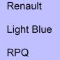 Preview: Renault, Light Blue, RPQ.